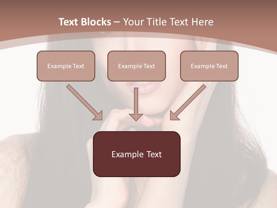 Care Glamour Brown PowerPoint Template