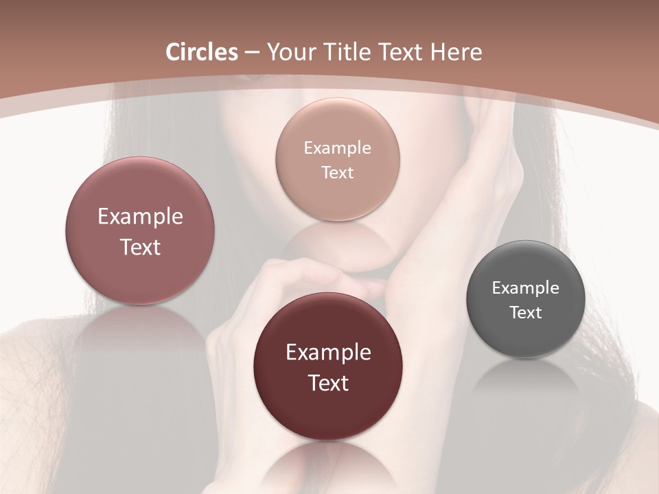 Care Glamour Brown PowerPoint Template