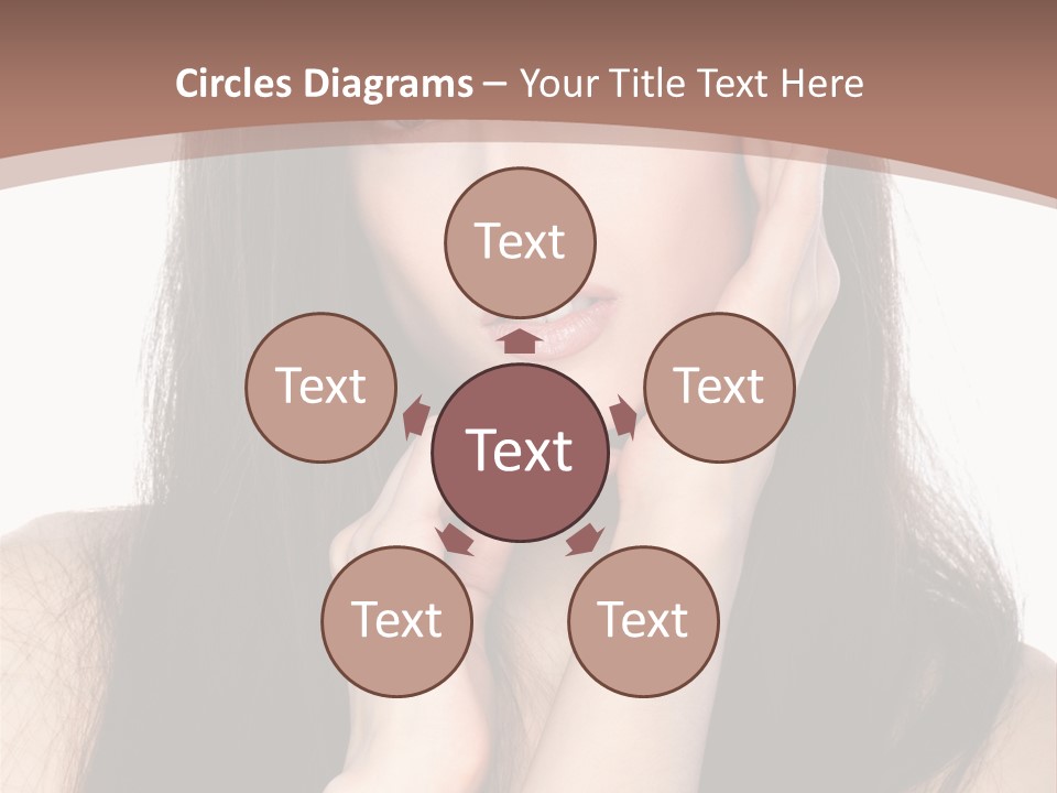 Care Glamour Brown PowerPoint Template