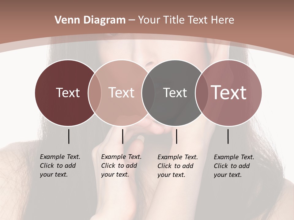 Care Glamour Brown PowerPoint Template