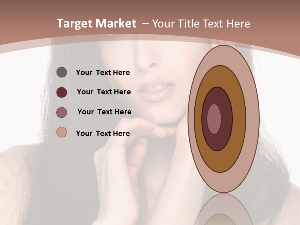 Care Glamour Brown PowerPoint Template