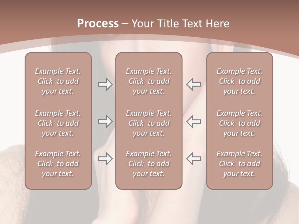 Care Glamour Brown PowerPoint Template