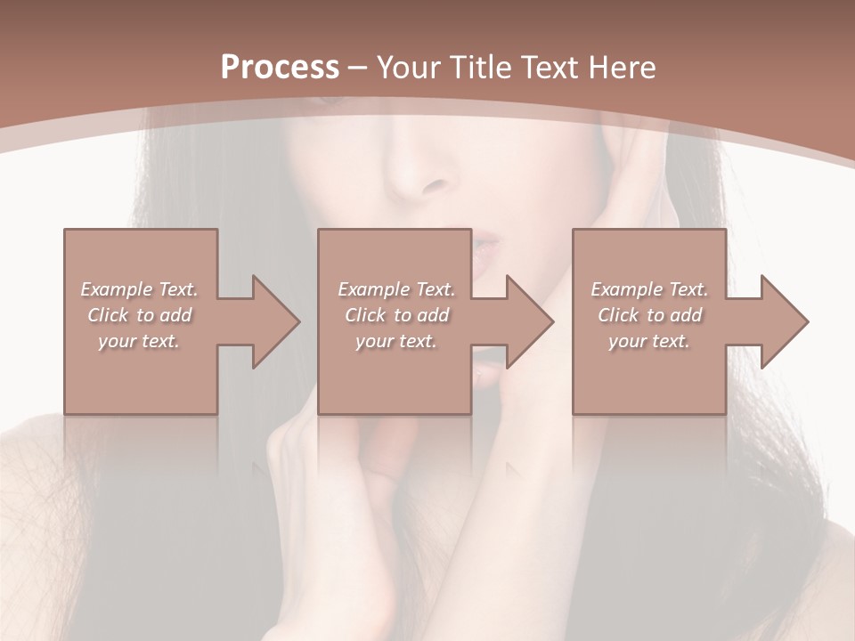 Care Glamour Brown PowerPoint Template