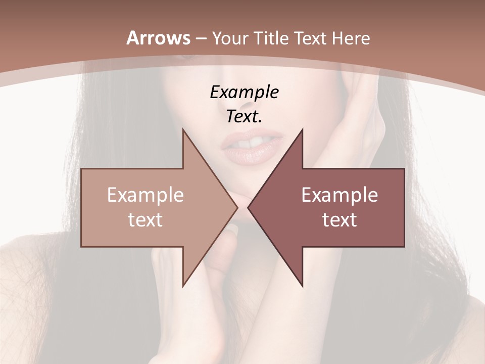 Care Glamour Brown PowerPoint Template