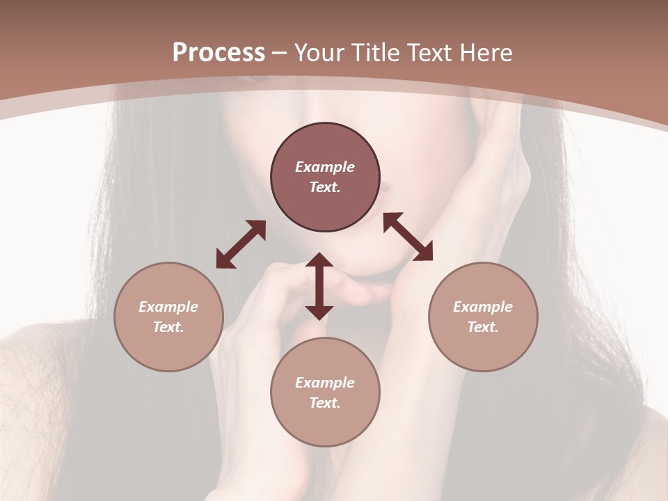 Care Glamour Brown PowerPoint Template