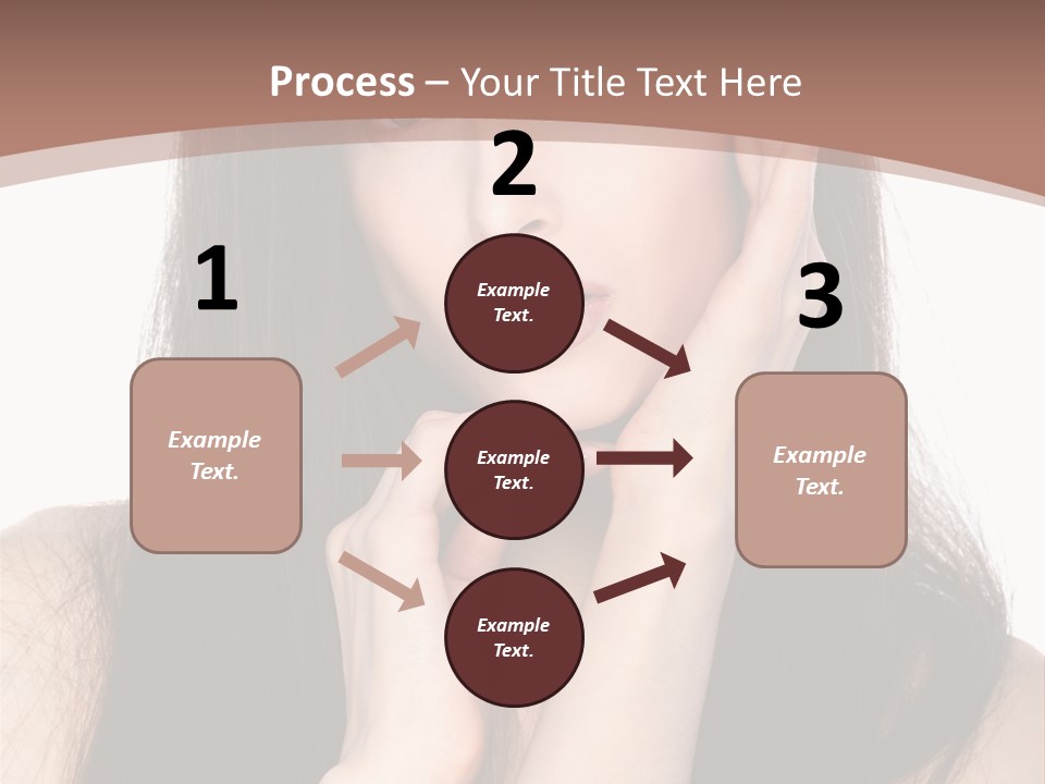 Care Glamour Brown PowerPoint Template