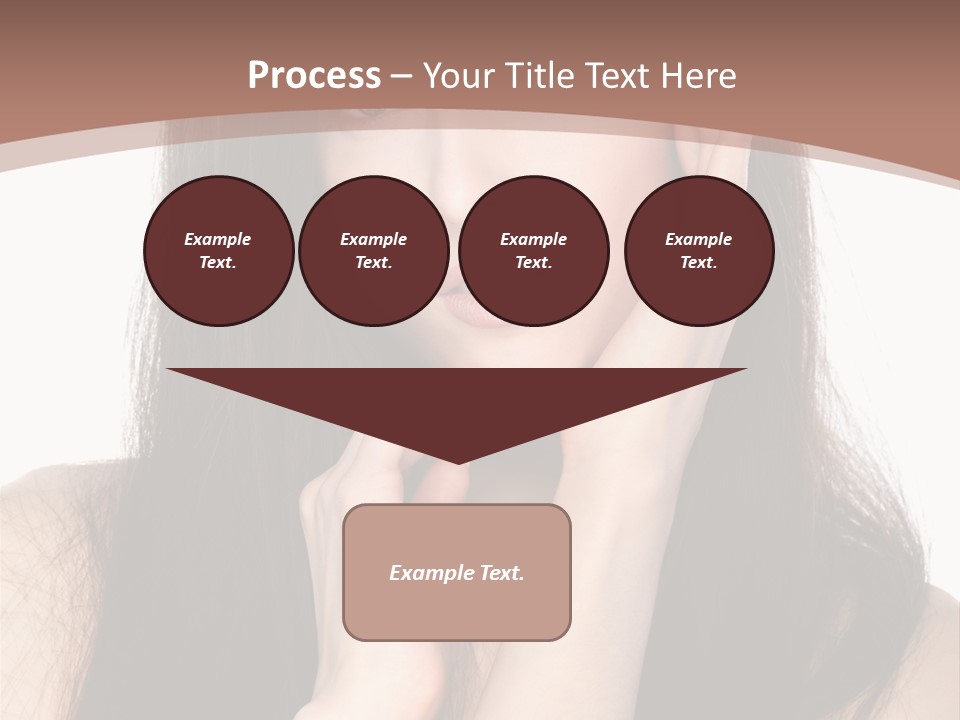 Care Glamour Brown PowerPoint Template