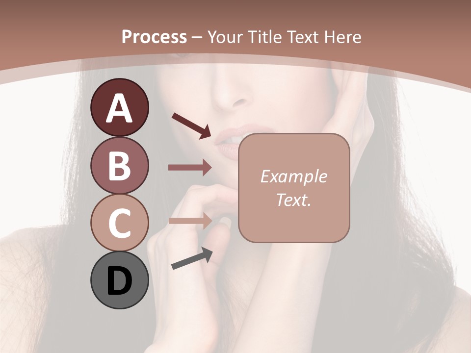 Care Glamour Brown PowerPoint Template