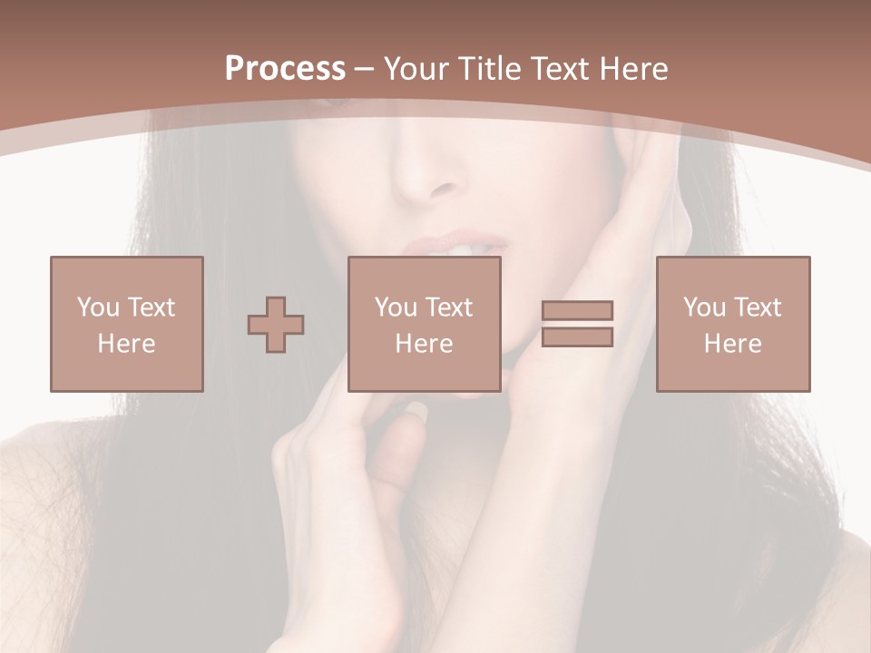 Care Glamour Brown PowerPoint Template