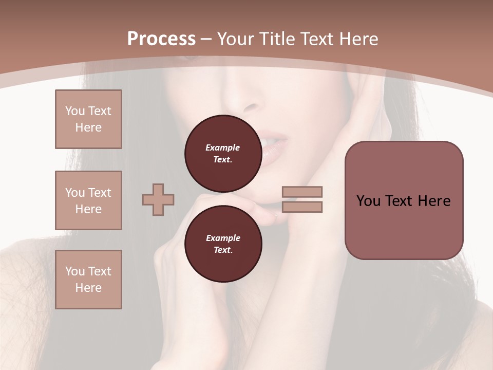 Care Glamour Brown PowerPoint Template