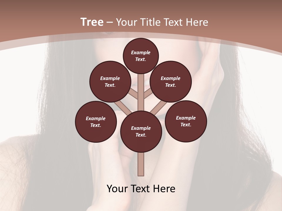 Care Glamour Brown PowerPoint Template