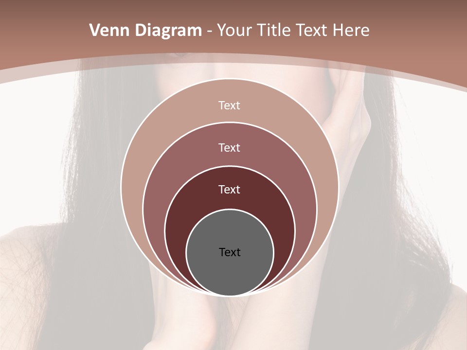 Care Glamour Brown PowerPoint Template