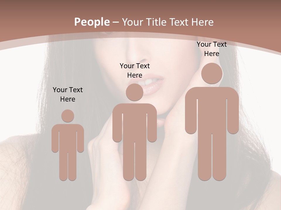 Care Glamour Brown PowerPoint Template