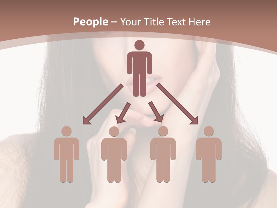 Care Glamour Brown PowerPoint Template