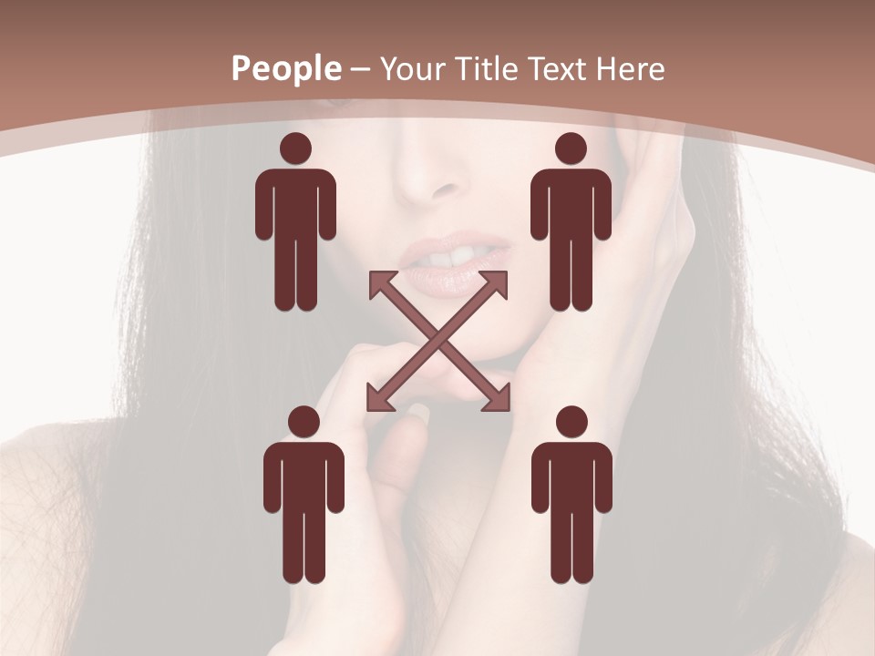 Care Glamour Brown PowerPoint Template