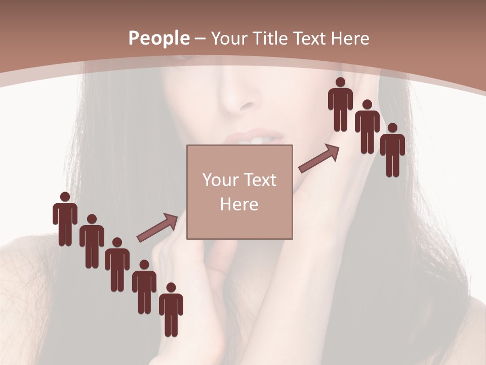 Care Glamour Brown PowerPoint Template