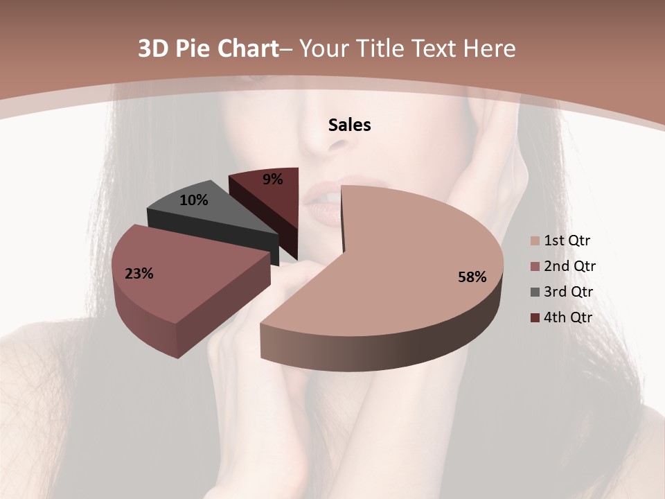 Care Glamour Brown PowerPoint Template