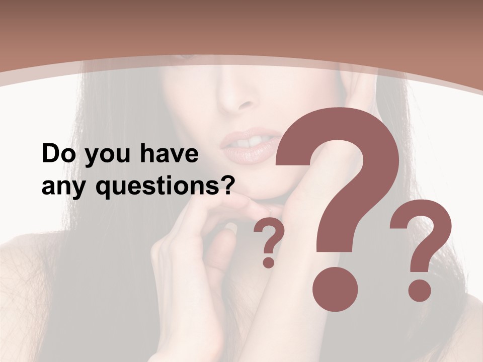 Care Glamour Brown PowerPoint Template