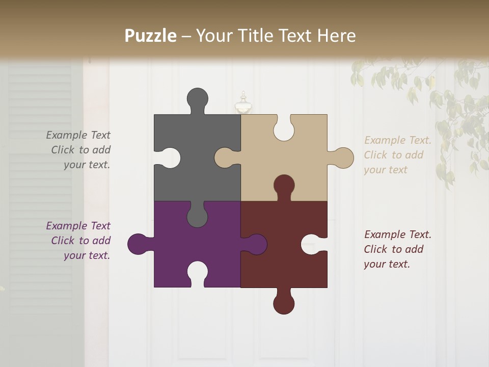 A Truck And Cardboard Box PowerPoint Template