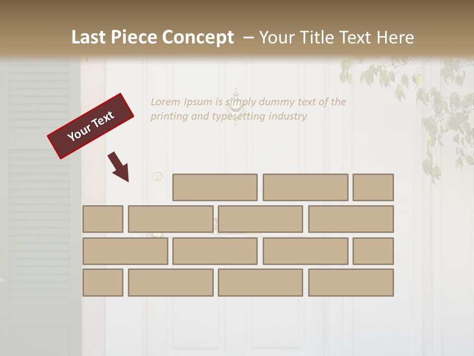 A Truck And Cardboard Box PowerPoint Template