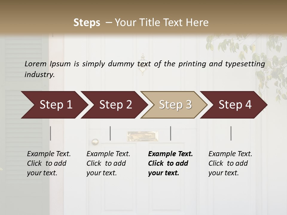 A Truck And Cardboard Box PowerPoint Template