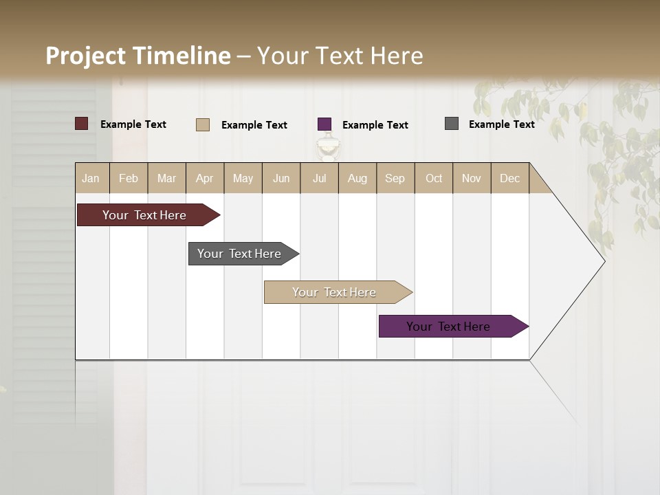 A Truck And Cardboard Box PowerPoint Template