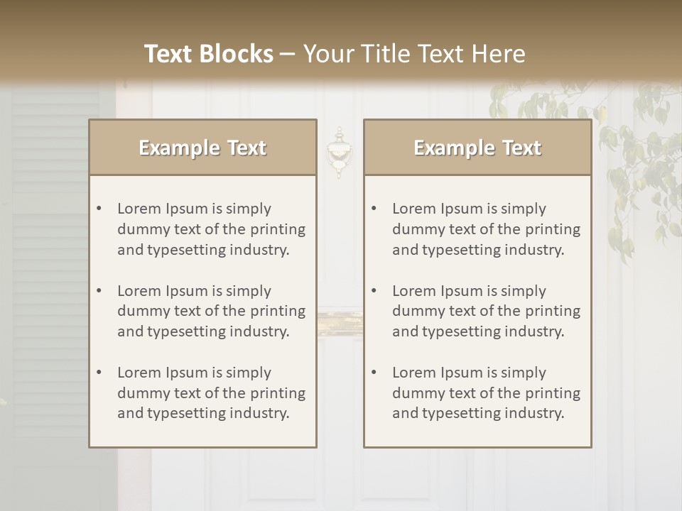 A Truck And Cardboard Box PowerPoint Template