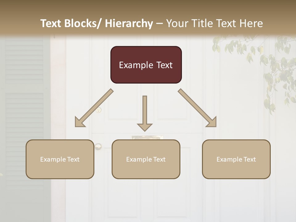 A Truck And Cardboard Box PowerPoint Template