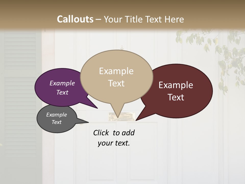 A Truck And Cardboard Box PowerPoint Template