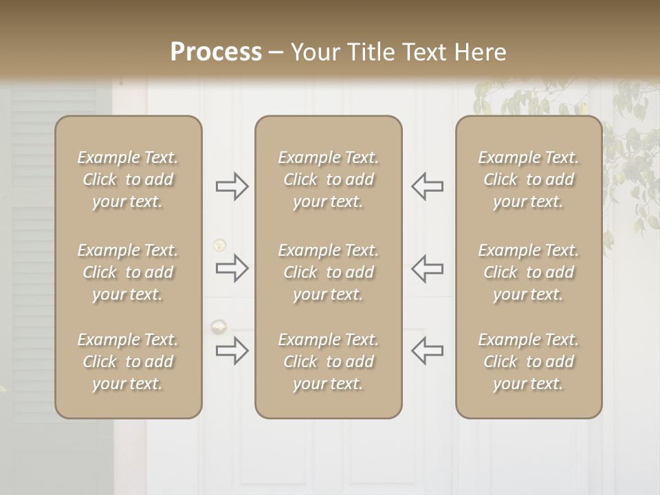 A Truck And Cardboard Box PowerPoint Template