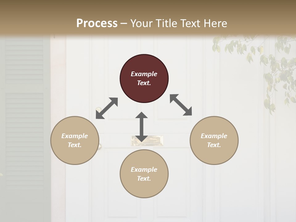 A Truck And Cardboard Box PowerPoint Template