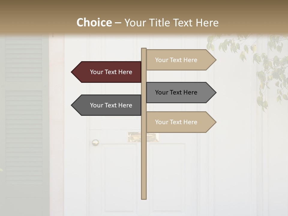 A Truck And Cardboard Box PowerPoint Template