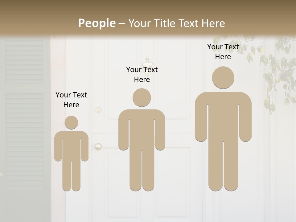 A Truck And Cardboard Box PowerPoint Template