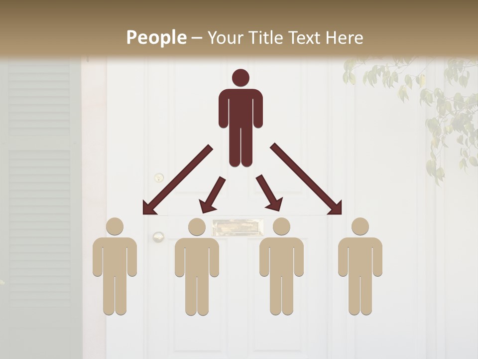 A Truck And Cardboard Box PowerPoint Template