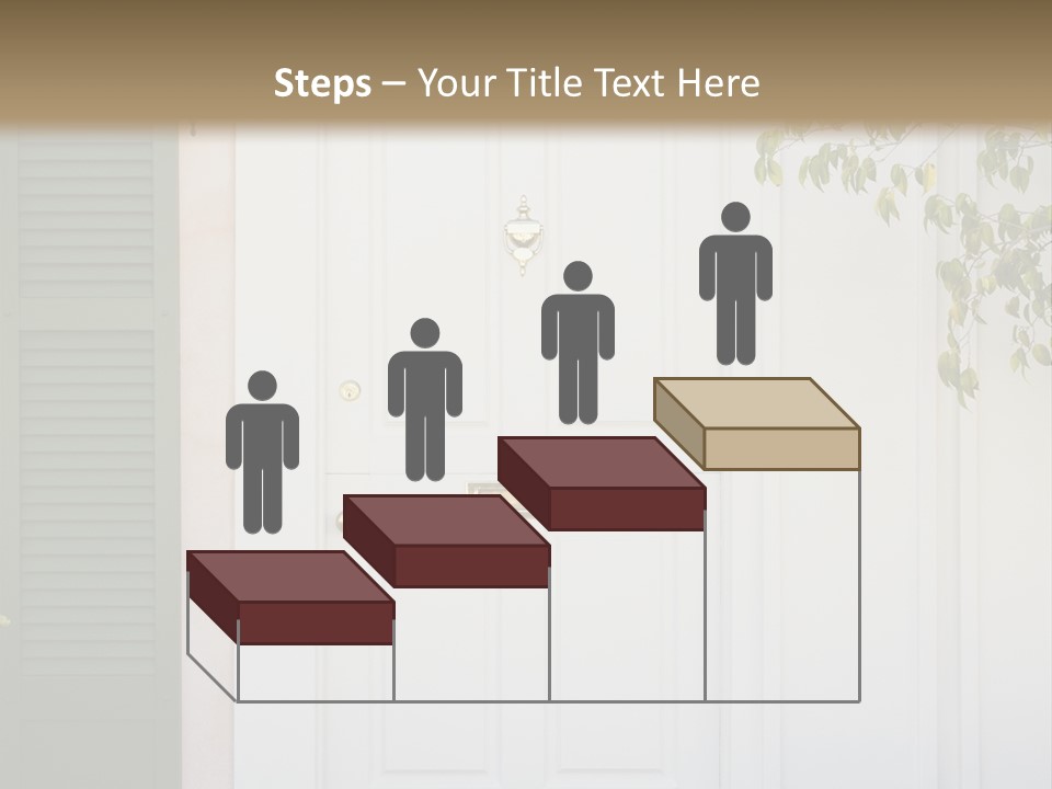 A Truck And Cardboard Box PowerPoint Template