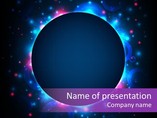 Sky Sparkle Copy Space PowerPoint Template