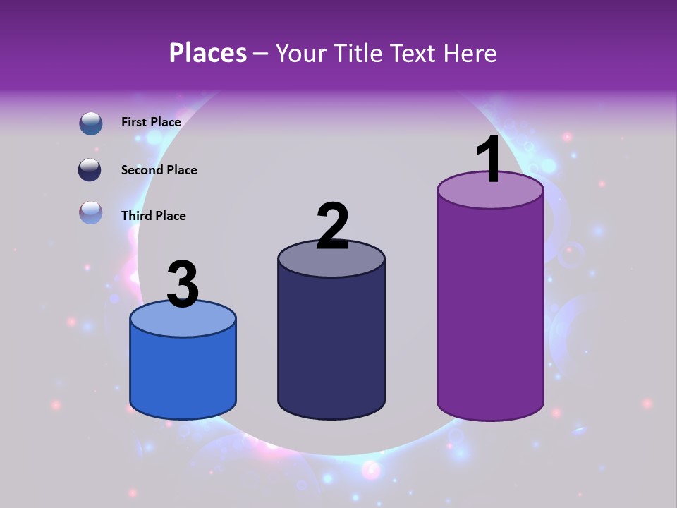Sky Sparkle Copy Space PowerPoint Template