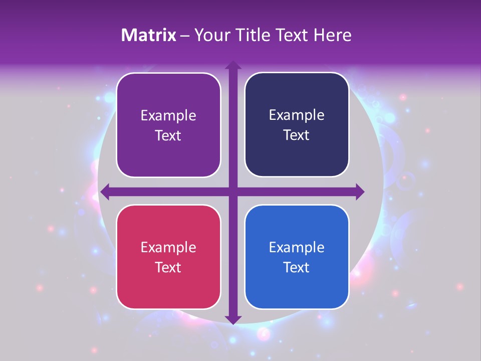 Sky Sparkle Copy Space PowerPoint Template