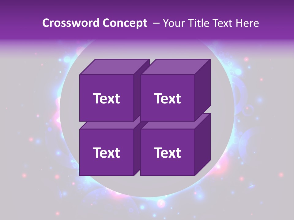 Sky Sparkle Copy Space PowerPoint Template