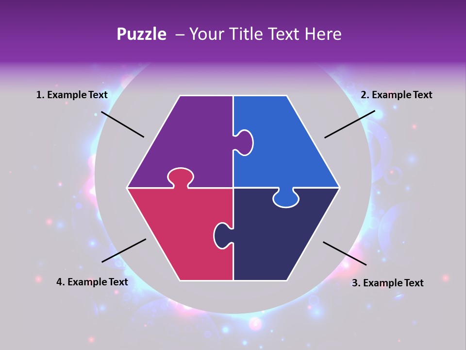 Sky Sparkle Copy Space PowerPoint Template