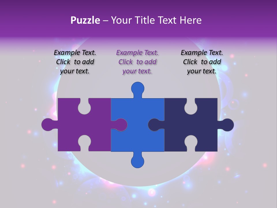 Sky Sparkle Copy Space PowerPoint Template