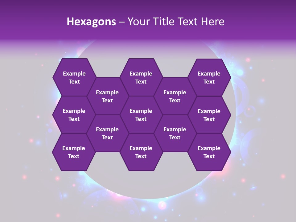 Sky Sparkle Copy Space PowerPoint Template