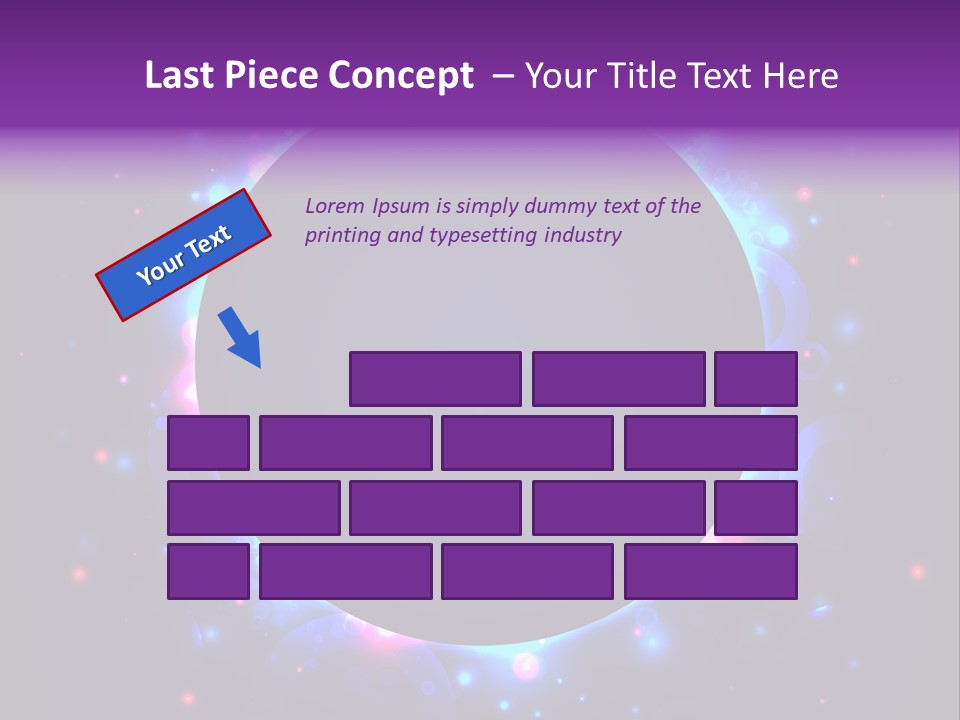 Sky Sparkle Copy Space PowerPoint Template