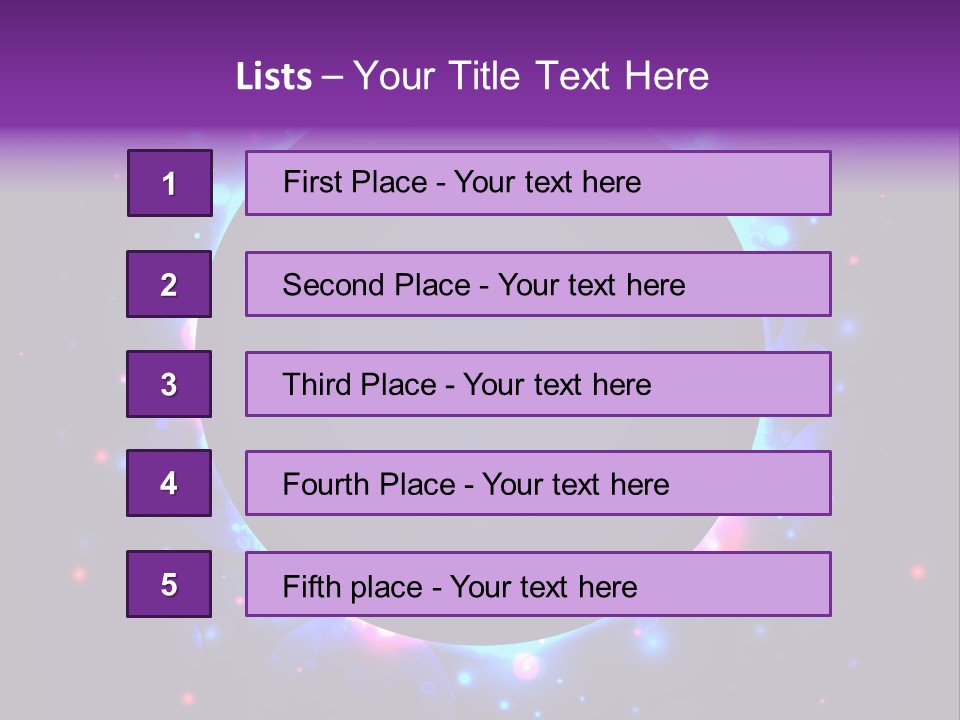 Sky Sparkle Copy Space PowerPoint Template