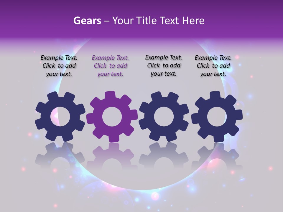 Sky Sparkle Copy Space PowerPoint Template