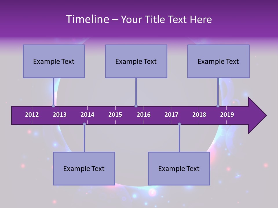Sky Sparkle Copy Space PowerPoint Template