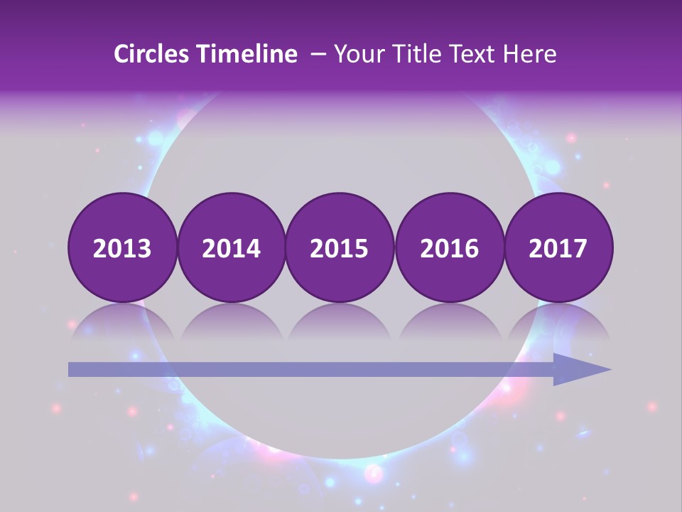 Sky Sparkle Copy Space PowerPoint Template