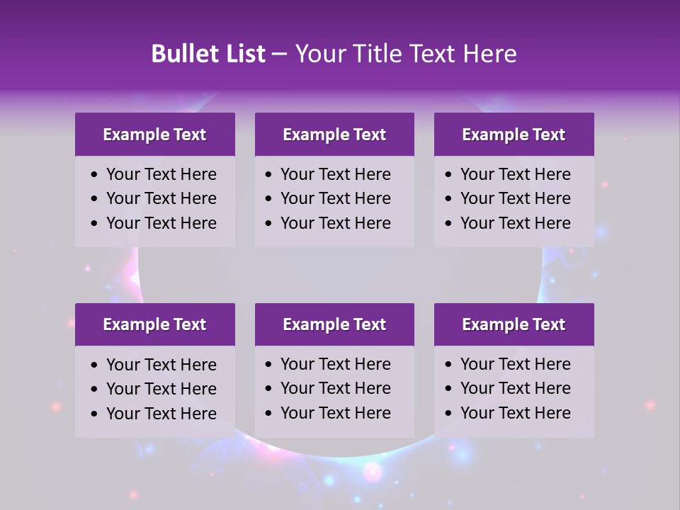 Sky Sparkle Copy Space PowerPoint Template