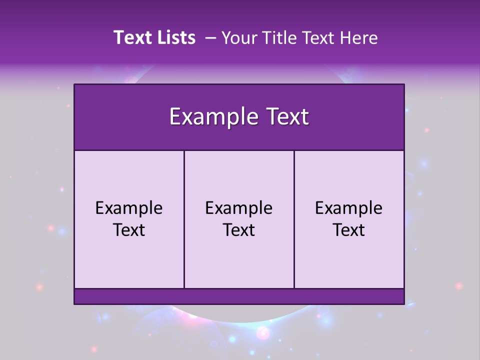 Sky Sparkle Copy Space PowerPoint Template