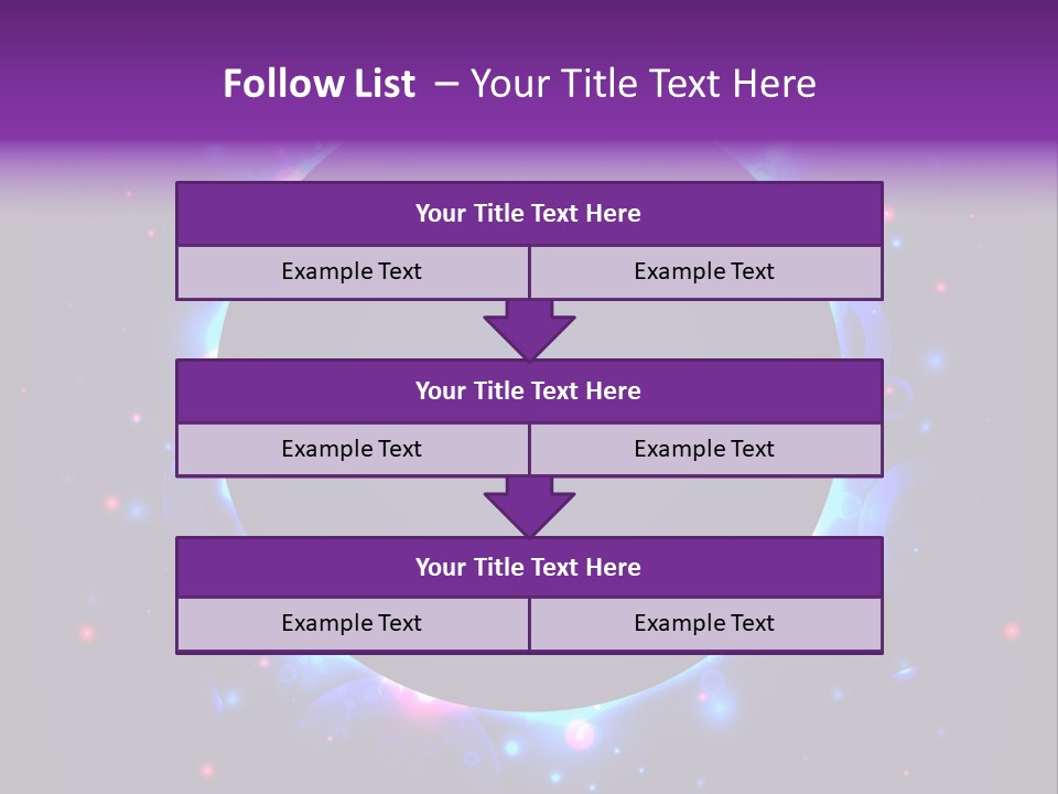 Sky Sparkle Copy Space PowerPoint Template